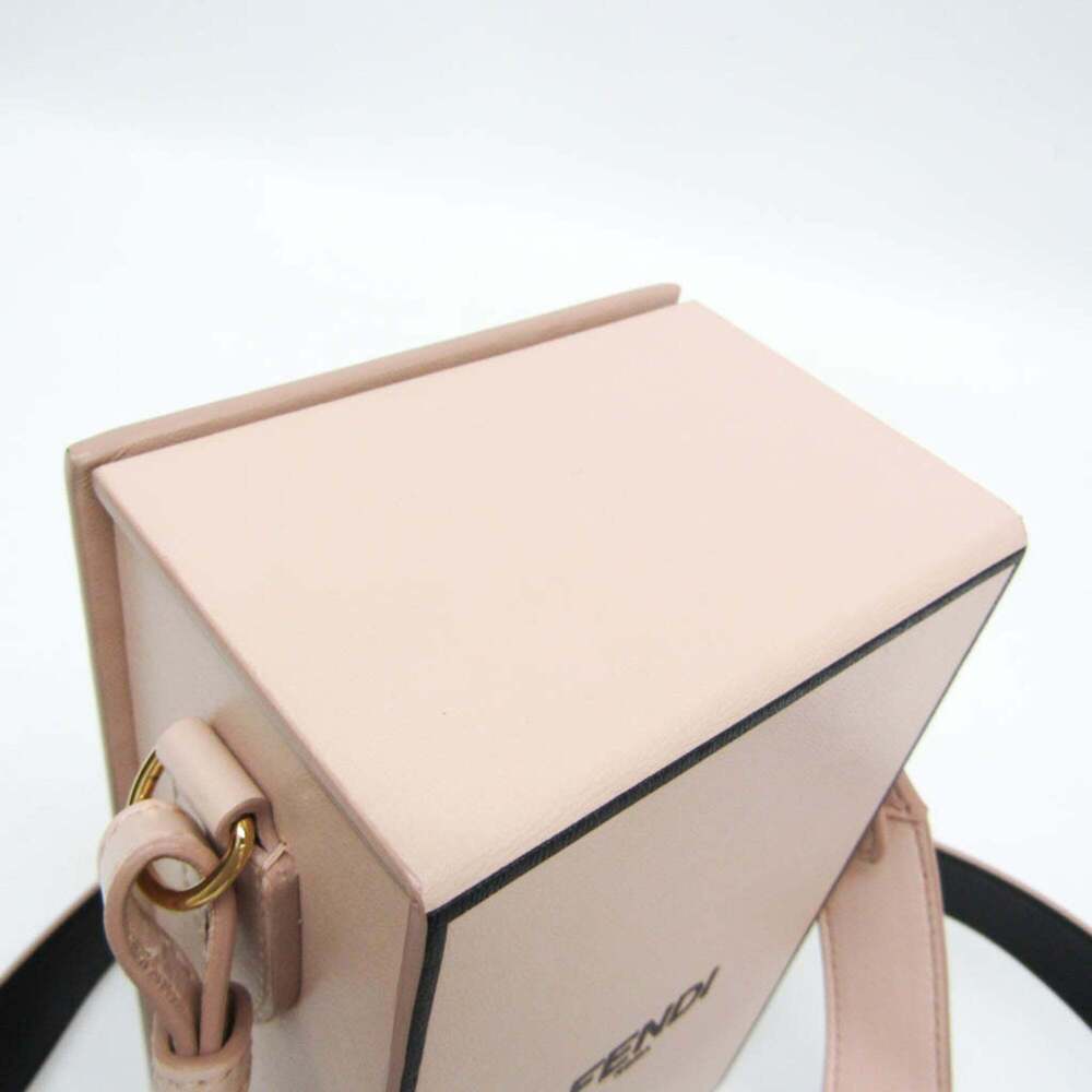 FENDI Pink Leather Shoulder Bag - Picture 7 of 14